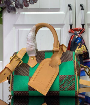 LV Speedy 18 Bandoulière Damier Pop M49534