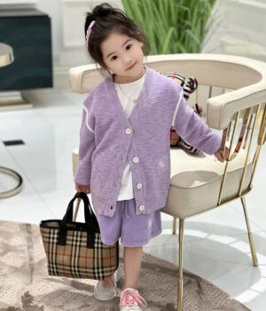 Burberry Cardigan/Short Set