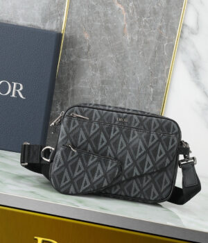 CD Diamond Messenger Bag