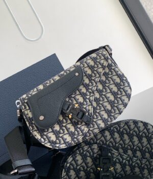 CD Oblique Saddle Bag