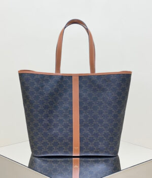 Celine Triomphe Canvas Shopping Tote