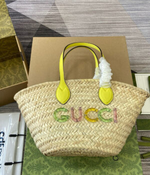 GC STRAW TOTE MINI 20.5*19.5*13