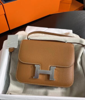 Hermes Constance 19cm, CK 37, Epsom