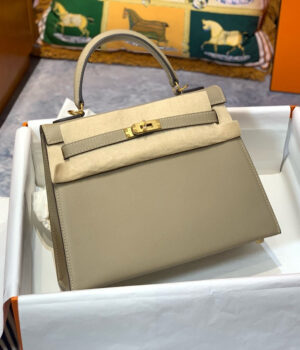 Hermes Kelly 25cm, S2, Epsom
