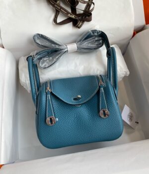 Hermes Mini Lindy, 19cm, D2, TC Skin