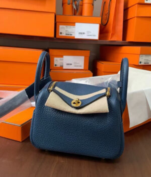Hermes Mini Lindy, 19cm, S4, TC Skin