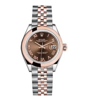Rolex Datejust 278341RBR Everose Gold and Chocolate with Diamond Dial Jubilee Replica