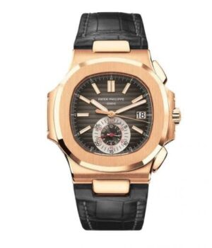 Patek Philippe Nautilus Rose Leather Replica