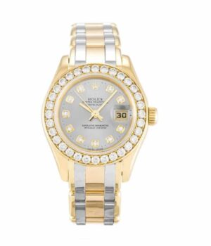 Rolex Tridor Pearlmaster Ladies Gold & Diamond 80298-0048 Replica