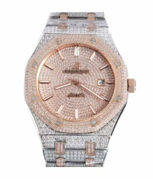 Audemars Piguet Royal Oak Selfwinding 15400SR.OO.1220SR.01 Iced Out Replica