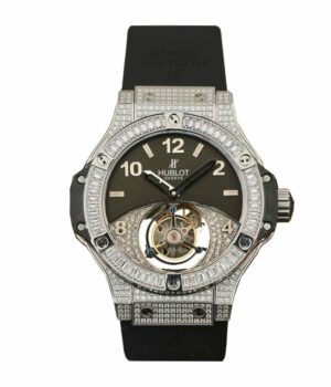 Hublot With Diamonds Black Replica