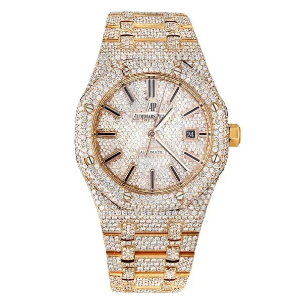 Ap Royal Oak Iced Out Gold Replica