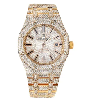 Ap Royal Oak Iced Out Gold Replica