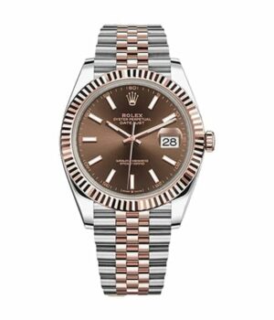 Rolex Datejust 126331 Everose Gold Automatic Chocolate Dial Jubilee Replica