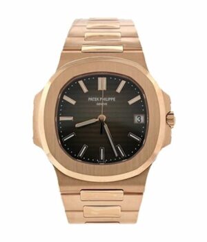 Patek Philippe Nautilus Rose Black Dial Replica