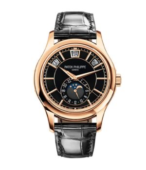 Patek Leather Black 5205R-010 Replica