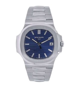 Patek Philippe Nautilus Platinum Blue Replica