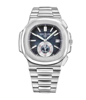 Patek Nautilus Blue Silver Replica