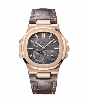 Patek Philippe Nautilus Gold Leather Replica