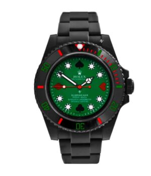 Rolex Blaken Submariner Poker Green Dial 114060 Replica