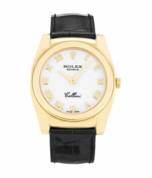 Rolex Cellini Geneve Yellow Gold White 5320/8 Replica