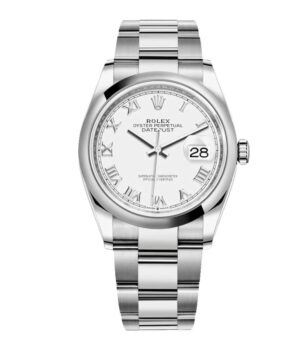 Rolex Datejust 126200-0008 Oyster Steel White Dial Replica