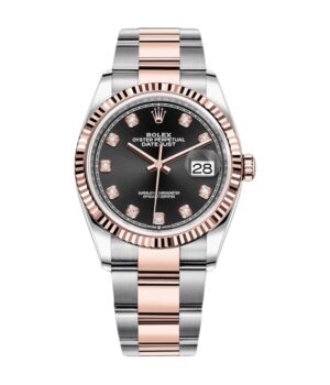 Rolex Datejust 126231 Black With Diamond Dial Replica