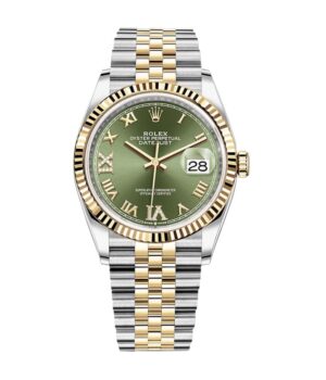 Rolex Datejust 126283RBR Green Roman Dial Replica