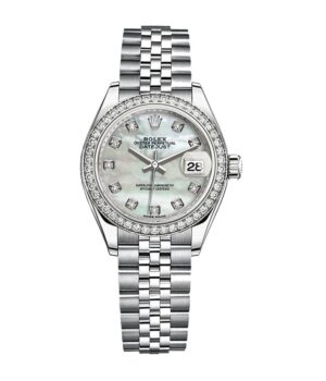 Rolex Datejust 279384RBR White Gold Mother Pearl Dial Jubilee Replica