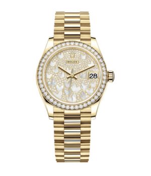Rolex Datejust 278288RBR Diamond Mother Pearl Butterfly Dial Replica