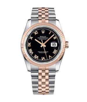 Rolex Datejust Black Roman Replica