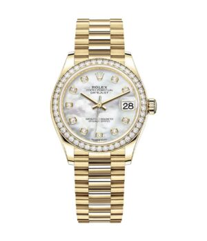 Rolex Datejust 178288 Gold Mother Of Pearl Dial Replica