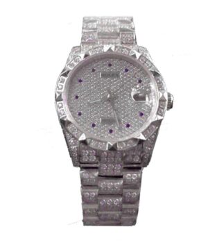 Rolex Datejust White Gold Diamond Dial Iced out 116624 Replica