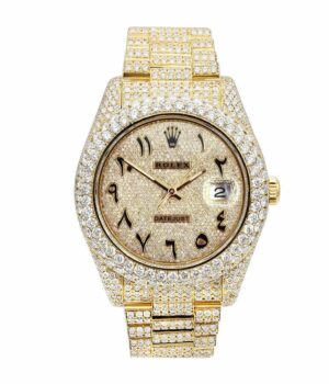 Rolex Arabic Dial Iced Out 116300 Replica