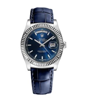Rolex Day-Date 118139-0004 V5 Stainless Steel Blue Dial Replica