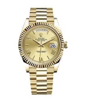 Rolex Day-Date II 228238-0007 KW Yellow Gold Champagne Dial Replica