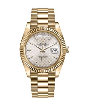 Rolex Diogonal Silver Replica