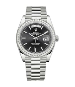 Rolex DayDate Black Diamond Replica