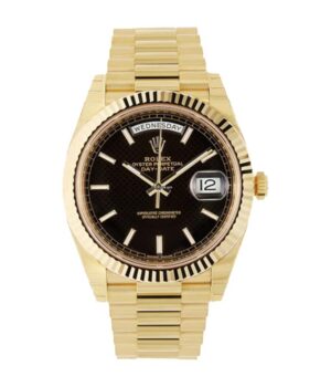 Rolex Day-Date Gold Black 228235 EW Replica