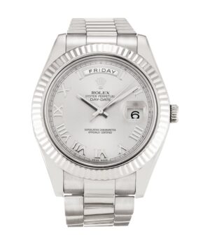 Rolex Day-Date 218239-0041 V6 White Roman Dial Replica