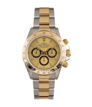 Rolex Daytona Cosmograph Yellow Gold Champagne Dial 16523 Replica