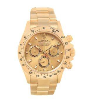Rolex Daytona Cosmograph Yellow Gold Dial 116528 Oyster Replica