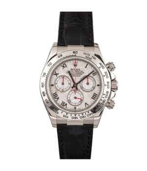 Rolex Daytona 116519 White Roman Dial Replica
