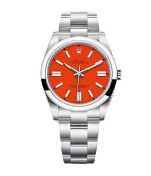 Rolex Oyster Perpetual Red Dial 126000 Replica