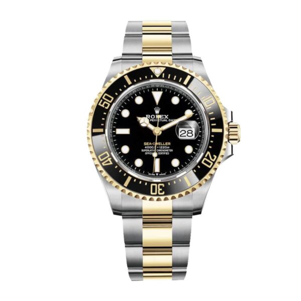 Rolex Sea-Dweller Two Tone Black Dial 126603-0001 Oyster Replica