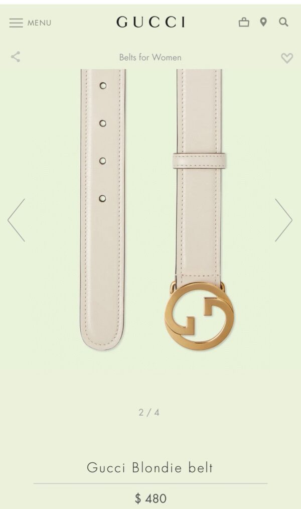 GUCCI BELT - Image 6