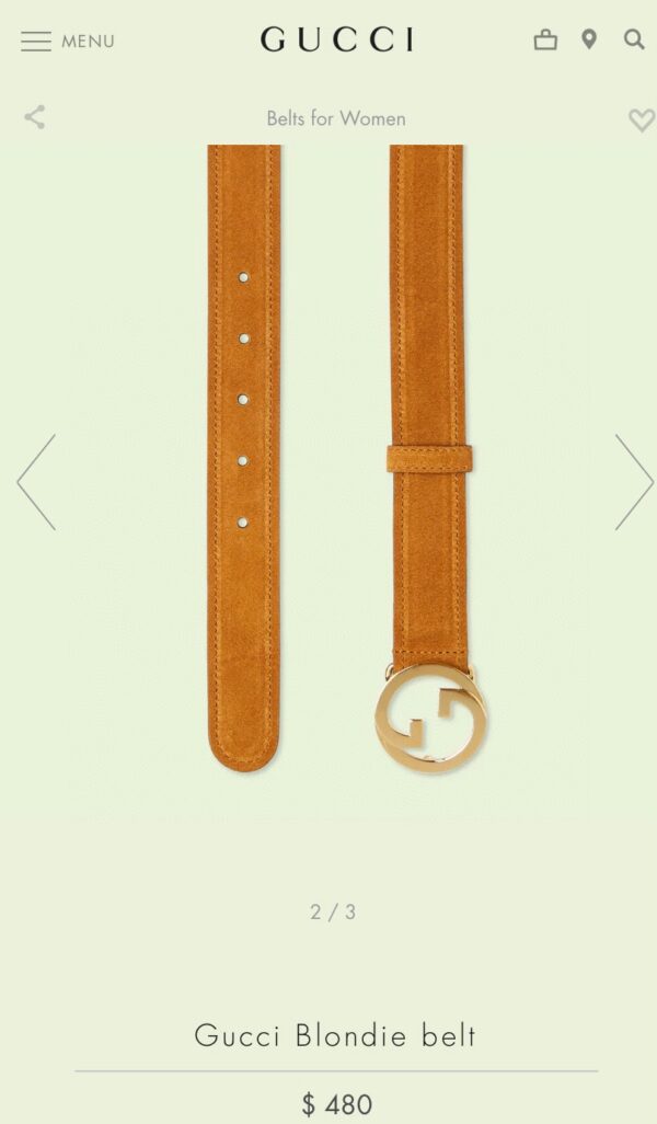 GUCCI BELT - Image 6
